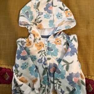 Carter's Baby Hoodie with Floral Design